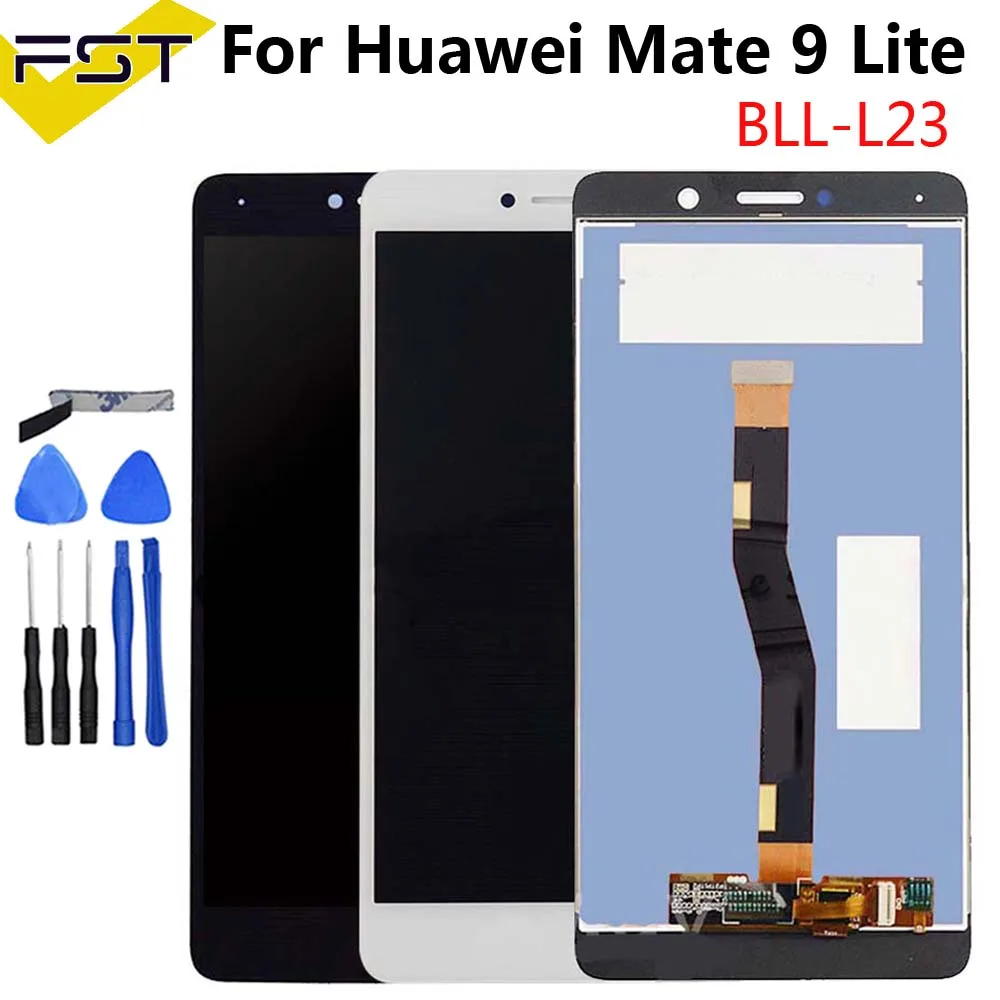 Дисплейный модуль для Huawei Mate 9 Lite Premium Edition BLL-L23 черный/белый | Мобильные телефоны и