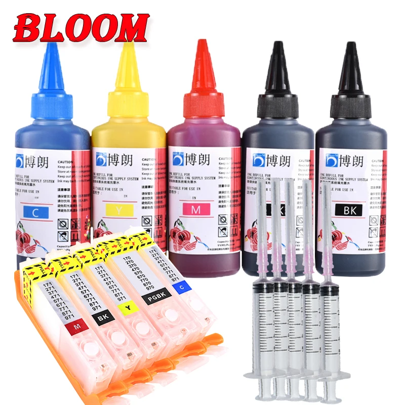 Kit de Cartuchos de Tinta para Canon Pixma Tr7560 Tr8560 Ts6160 Ts6260 Ts706 - Imagem 3
