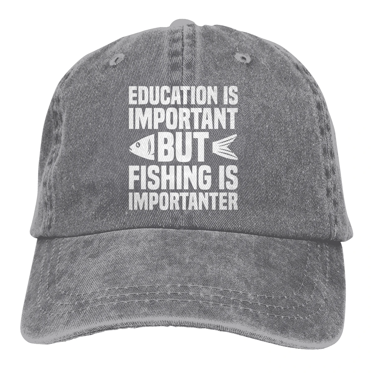 Образование является важным Casquette черный унисекс Мужские Женские деним Strapback бейсболка Регулируемая Гольф папа шляпа
