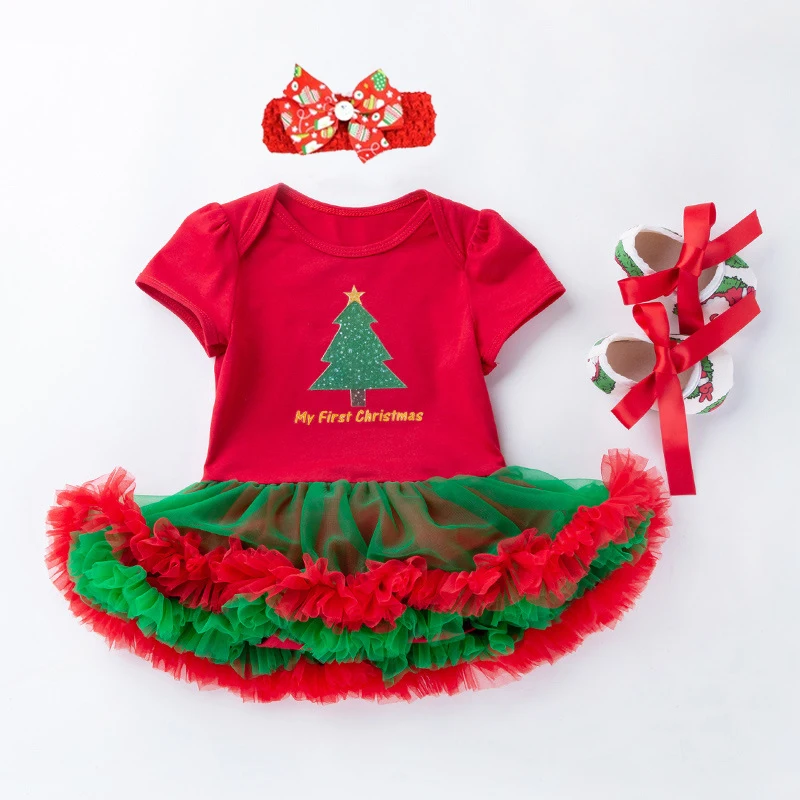 as photo My First Christmas/Одежда для новорожденных девочек Bebek Giyim Bebe, одежда Одежда для новорожденных Рождественский наряд для детей от 0 до 24 месяцев, очень милый - Цвет: as photo