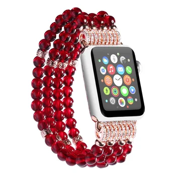 

Jewelry Pearl Strap for Apple Watch Band 38mm 40mm Iwatch 4/3 Band Watch Strap 42mm 44mm Imitation Pearl Bracelet Watchband
