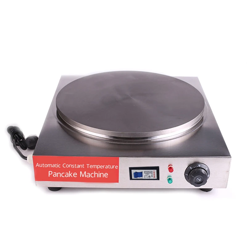 

Commercial Pancake Maker Stainless Steel Crepe Maker Electric Frying Pan Professional Pancake Machine Egg Cake Breakfast Machine