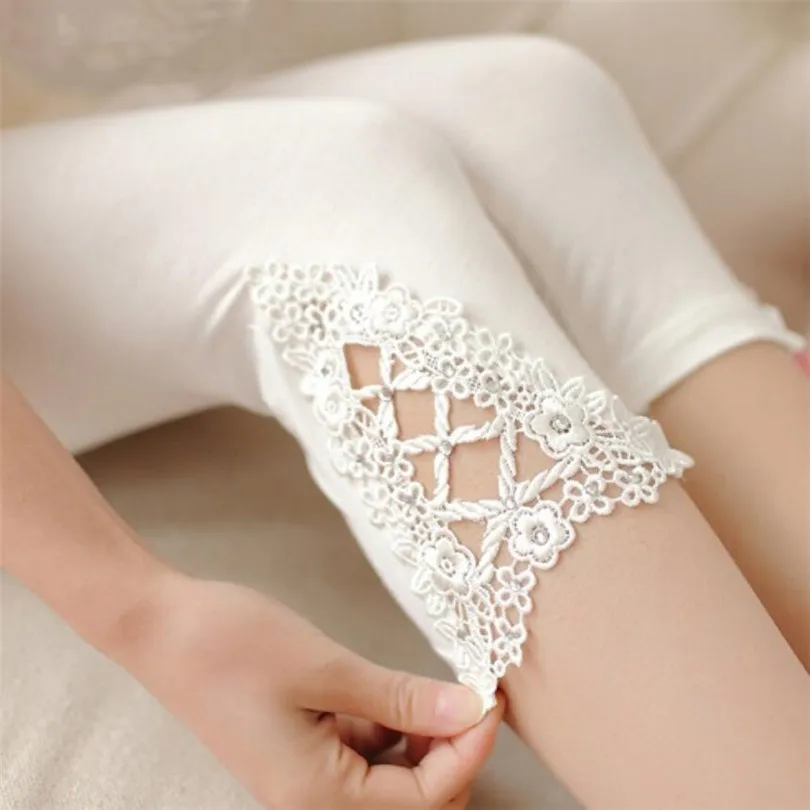 LJCUIYAO Women Capri Leggings Elastic Knitted Hollow Out Pants Women Casual Elastic High Waist Summer Triangle Diamond Lace Pant LJCUIYAO Women Capri Leggings Elastic Knitted Hollow Out Pants Women Casual Elastic High Waist Summer Triangle Diamond Lace Pant