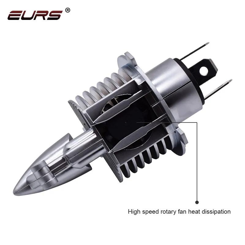 2pcs Fighter H4 LED Car Headlight 6000K 4300K 3000K Hi/Lo Beam H4 LED Lamp Fighter Shape Motorcycle Headlamp Bulbs 12V 24V EURS led car lights led lights led bulbs led headlights led car headlights