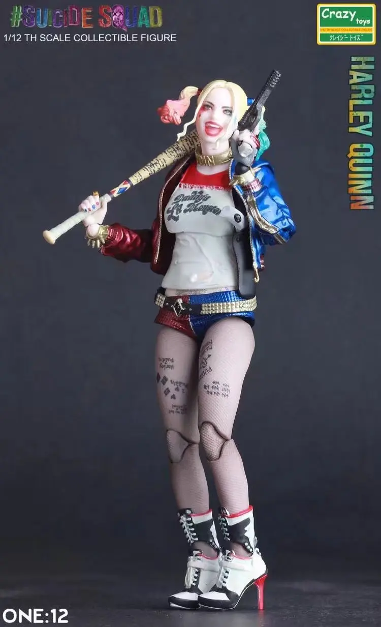 

X Contingent Suicide Squad 6-Inch Mobile Small Ugly Girl Harley Quinn Garage Kit