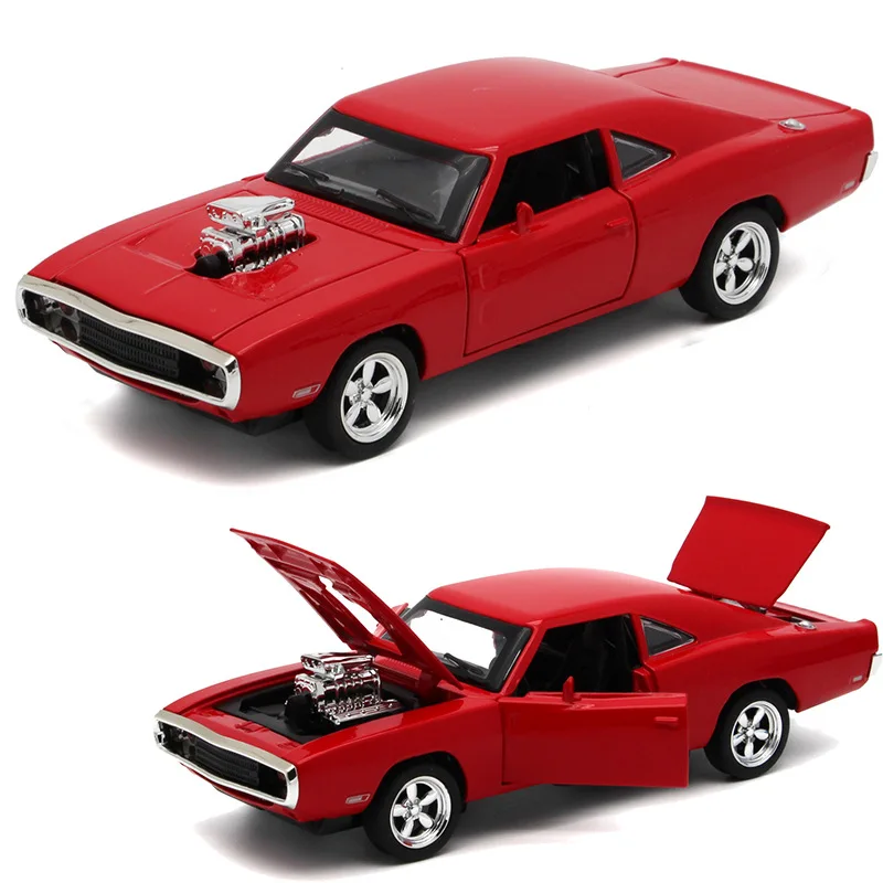 lower price  Speed-7 Vehicle Model Dodge Challenger Sports Car Children's Toy Alloy Vehicle Model