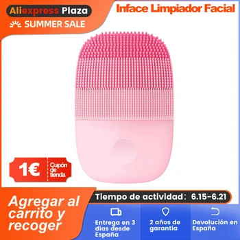 

Inface Sonic Vibration Electronic Faical Cleaning Brusher powerful performance Deep cleaneing IPX7 waterproof suit f