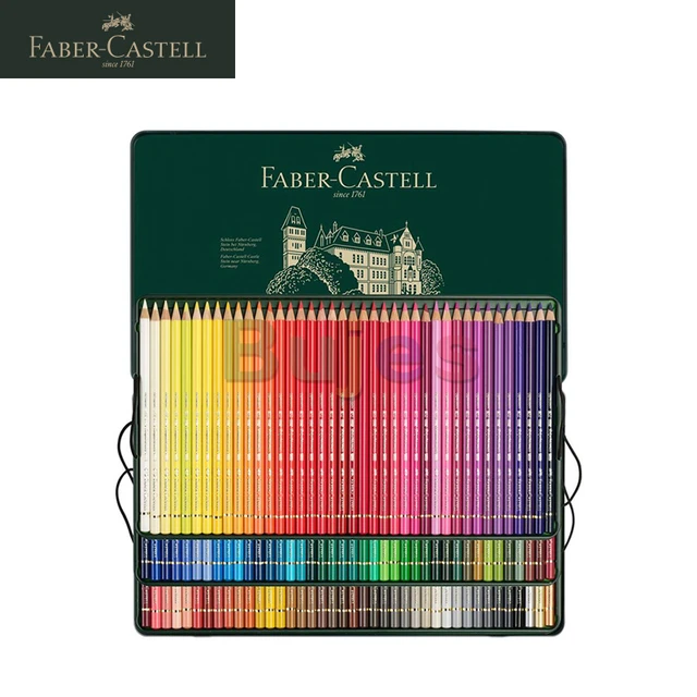 Faber Castell-lápices De Colores Oleosos De Grado Artístico, Lápices De  Colores Profesionales, 12/24/36/60/72/120 Colores, 1100 - Lápices De Colores  - AliExpress