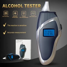 Professional Digital Alcohol Breath Tester LED Backlit Digital Display Mini Pocket Breathalyzer