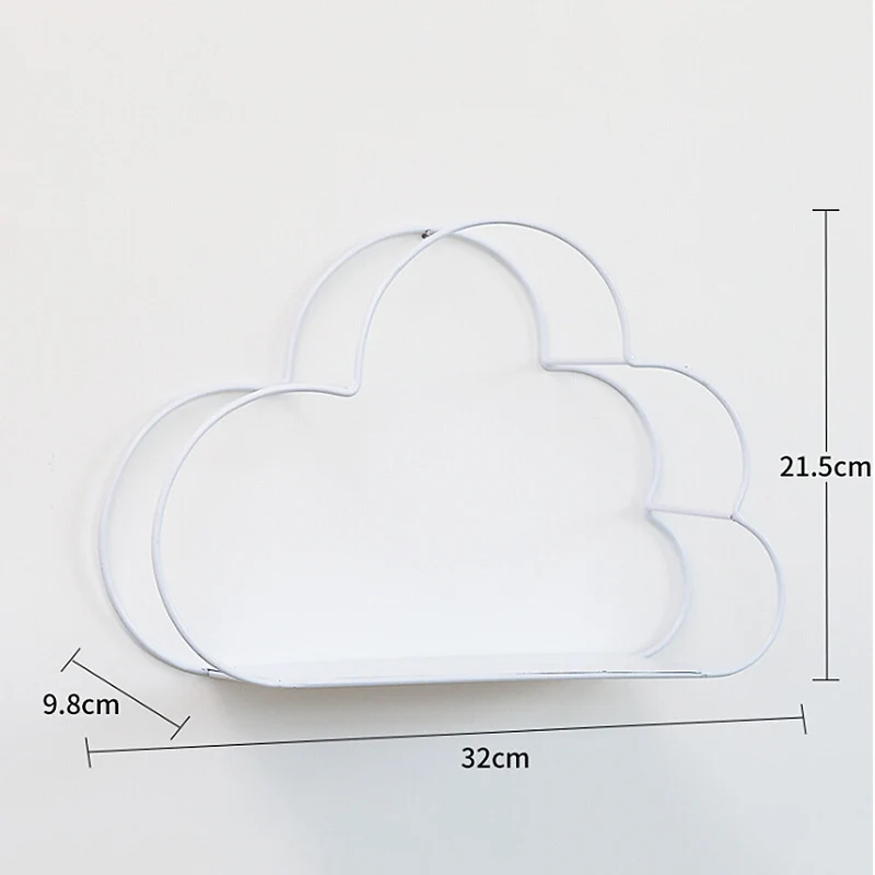 Креативный стиль облако дизайнерская полка горшечный орнамент держатель для хранения полки для дома гостиной украшения стены
