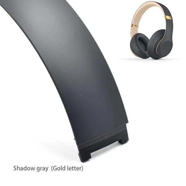 shadow gray Для студии 3,0 запасные части Замена наушников оголовье гарнитуры Пластиковый корпус для Beats Studio 3,0 для студии 3 наушники - Цвет: shadow gray