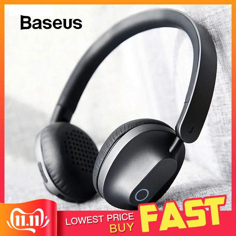 1399.39руб. 26% СКИДКА|Baseus D01 беспроводные Bluetooth наушники, стерео bluetooth наушники, беспроводная гарнитура для молодых людей, наушники с микрофоном для телефона-in Наушники и гарнитуры from Бытовая электроника on AliExpress - 11.11_Double 11_Singles' Day