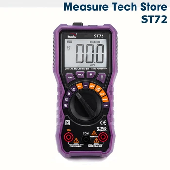 

Nicetymeter ST72 LCD display digital Multimeter Auto Range battery test portable car tester with Backlight NCV Led Flash DIY