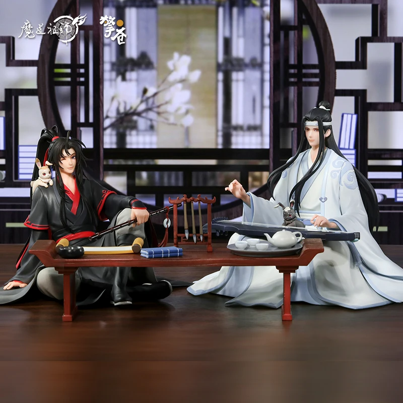 

Pre Sale Anime Grandmaster of Demonic Cultivation Wei Wuxian Lan Wangji Action Figure Hand-Made Collection Model Toys Gifts