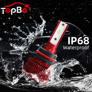 

2 Pcs K5-LED H1 H4 H7 H8 H9 H11 9005 9006 Car Headlight Bulbs DOB With 6000K Cold White LED Chip Car Styling4000LM Led Automotiv