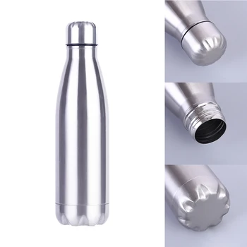 

Stainless Steel Water Bottle Cola Sports Water Bottle Rugged Water Cup Metal Color Cola Drink Bottle Drinkware 350/500/750ml