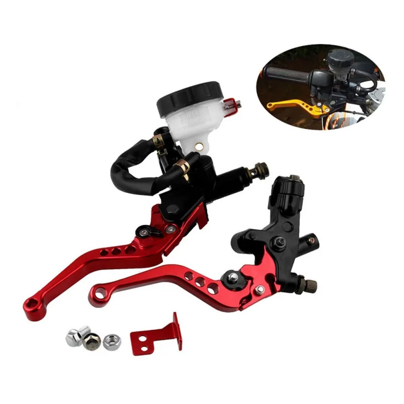 Универсальный 7/8 ''22 мм передний главный цилиндр тормозной муфты рычаги резервуара