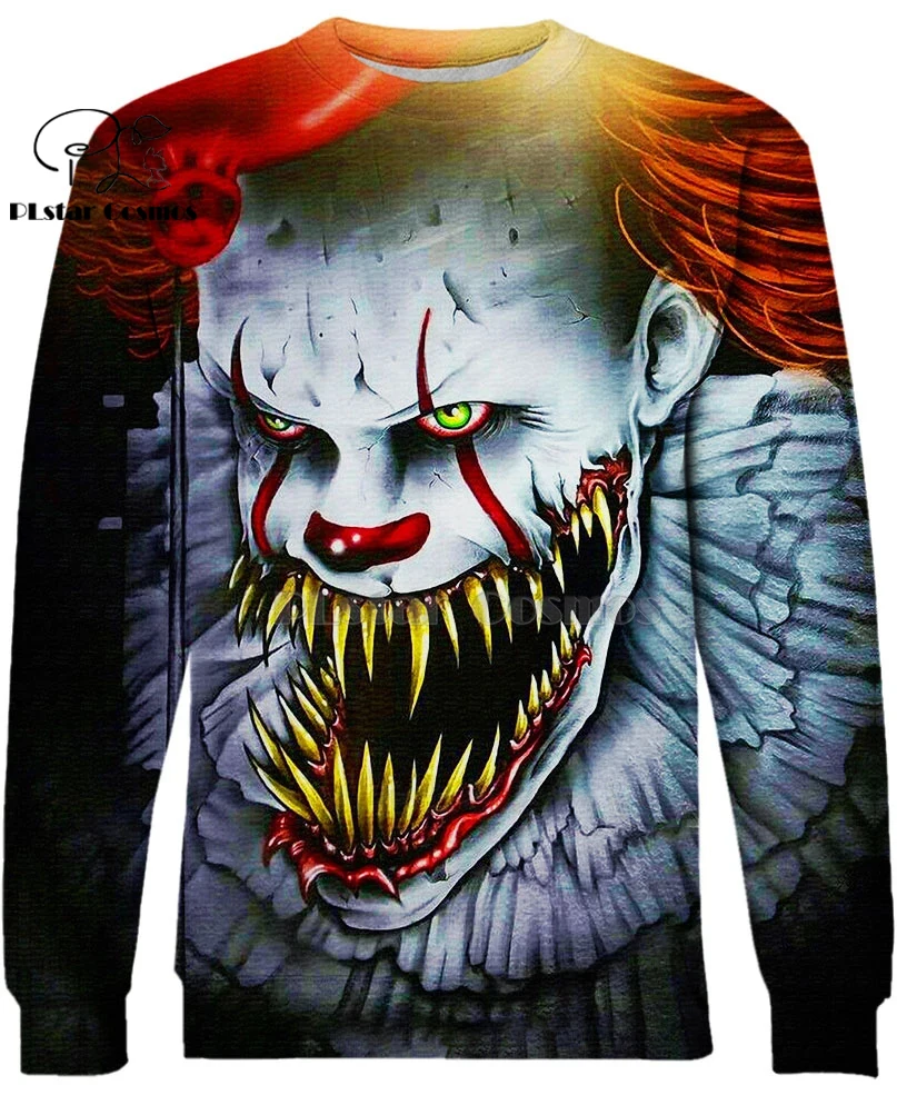 sweatshirt PLstar Космос фильм ужасов это дом с привидениями Хэллоуин 3d толстовки/Толстовка зима осень Забавный Harajuku streetwear-14 - Цвет: sweatshirt
