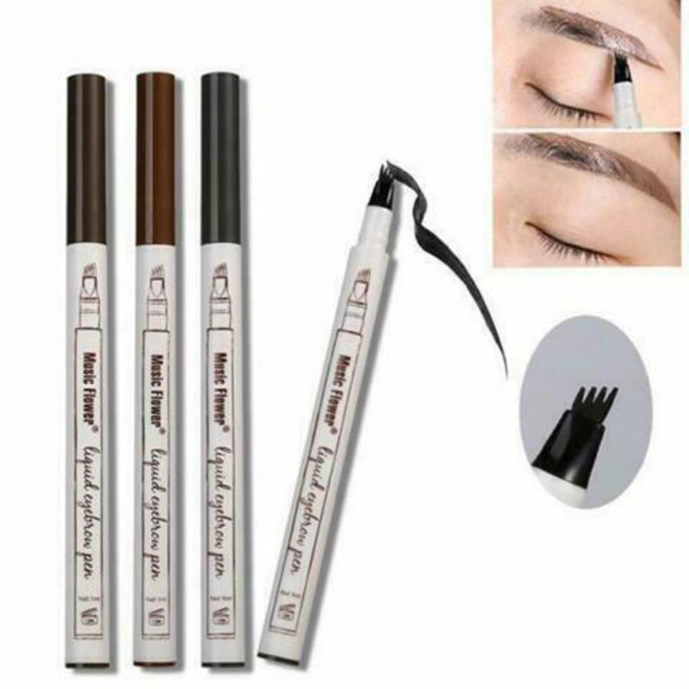 1 шт. иглы ручки для татуажа бровей микроблейдинг водонепроницаемый вилочный