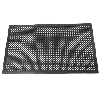 

Bar Kitchen Industrial Multi-functional Anti-fatigue Drainage Rubber Non-slip Hexagonal Mat 150*90cm Floor Mat waterproof BV789