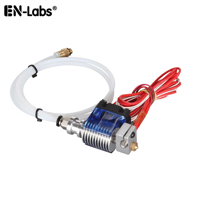 V6 J-head Hotend Remote Extruder Kit for E3D 3D Printer Part Hot End Metal Nozzle 0.4mm Heater Block Cooler 1.75mm 3mm | Компьютеры и