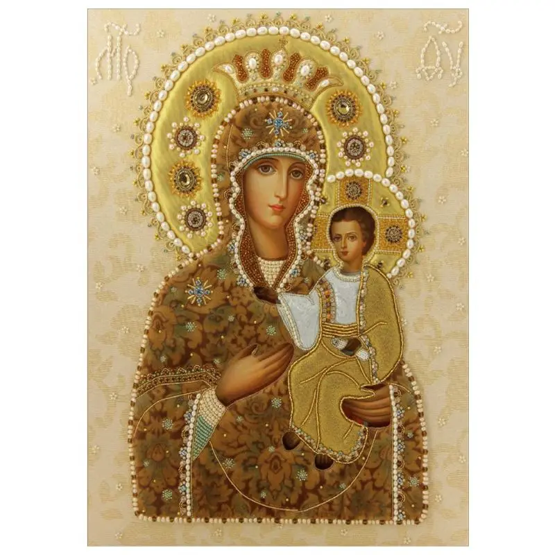 Religious Figures 5D DIY Full Drill Diamond Painting Embroidery Rhinestones Cross Stitch Kit Wall Home Decor  Art Craft Q6PE