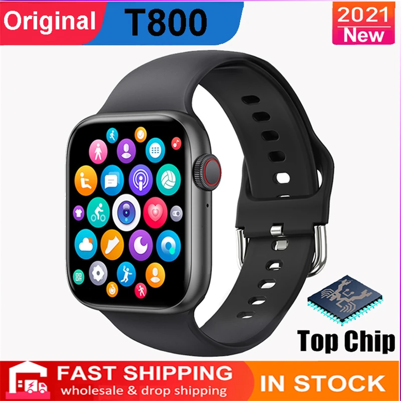 IWO 13 Pro T800 Smartwatch 2021 1.72 Inch Bluetooth Call DIY Dail Fitness Bracelet Smart Watch Men Women PK IWO W46 W56 Series 6
