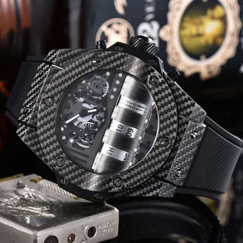 

Luxury Brand quartz hub Mens Watches Quartz Watch Stainless Steel Strap men's wristwatch classic business lot watch top brand R6