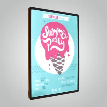

Slim frame light box led light poster advertising light box