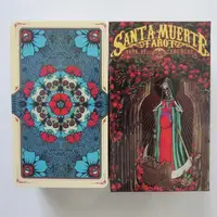 new Tarot deck oracles cards mysterious divination santa muerte tarot cards for women girls cards game board game 1