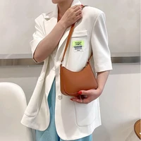New Retro PU Leather Shoulder Bag for Women – Solid Color Fashion Underarm Hobo Handbag, Casual Everyday PU Leather Purse - Image 3