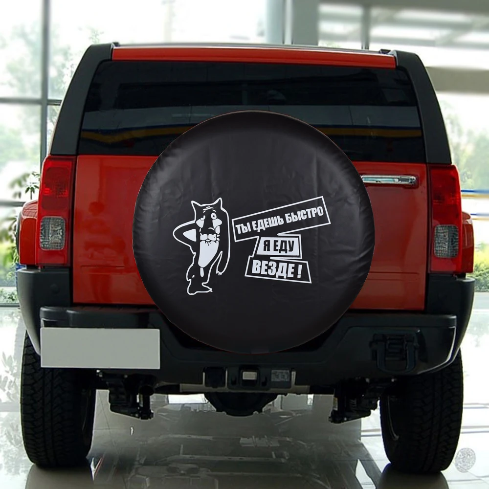 Универсальный чехол из ПВХ и кожи для колесных дисков защитный Mitsubishi Pajero Hyundai