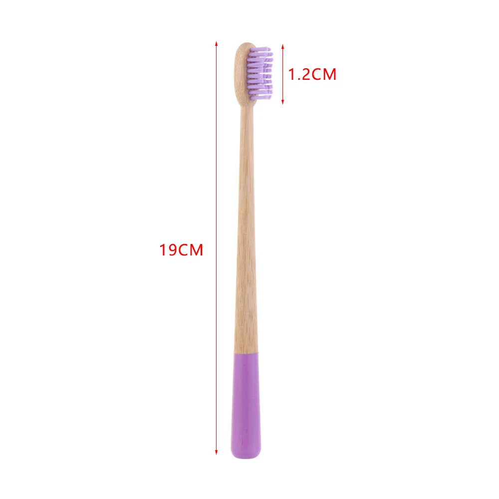 1PC Bamboo Toothbrush Vegan Biodegradable Eco Soft Medium Dental Health Natural Brush Wood Handle Oral Hygiene Care Tools