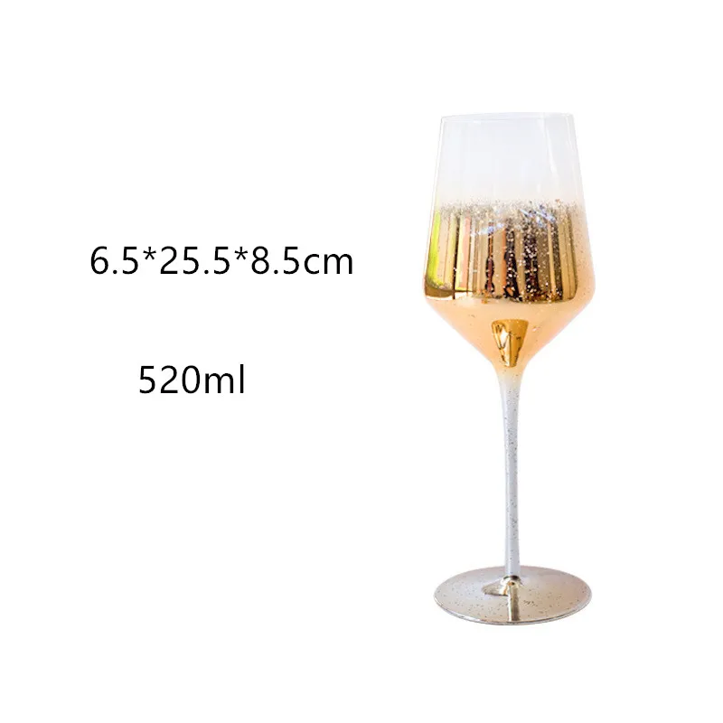Wine Glass Goblet Lead-Free Champagne Goblets Party Dinner Drink Cup Creative Starry Sky Home Decoration