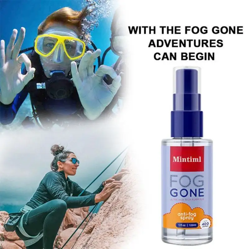 General Antifogging Agent for Glass 30ML Glasses Anti-fog Spray Swimming Glasses Glass Eyeglass Lens Defogger Safety Anti Fog