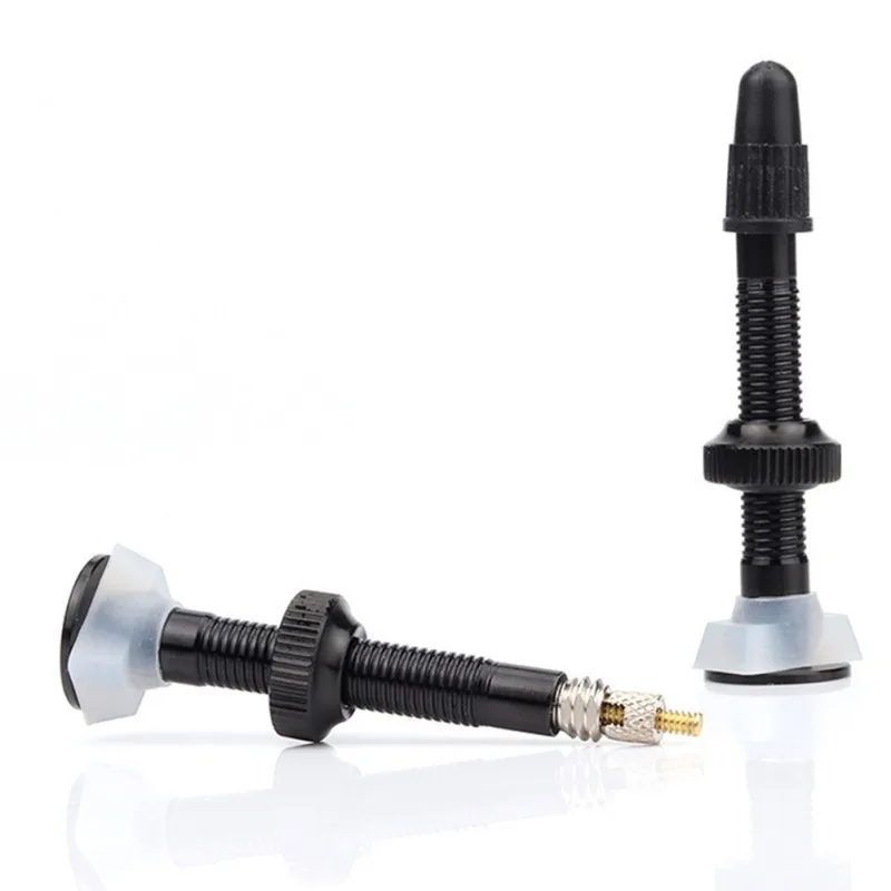 Hot Highway Bicycle Carbon Ring Vacuum Inner Tube Valve Aluminum Alloy Gas Nozzle Bicycle Gas Nozzle For Mountain Road Bikes