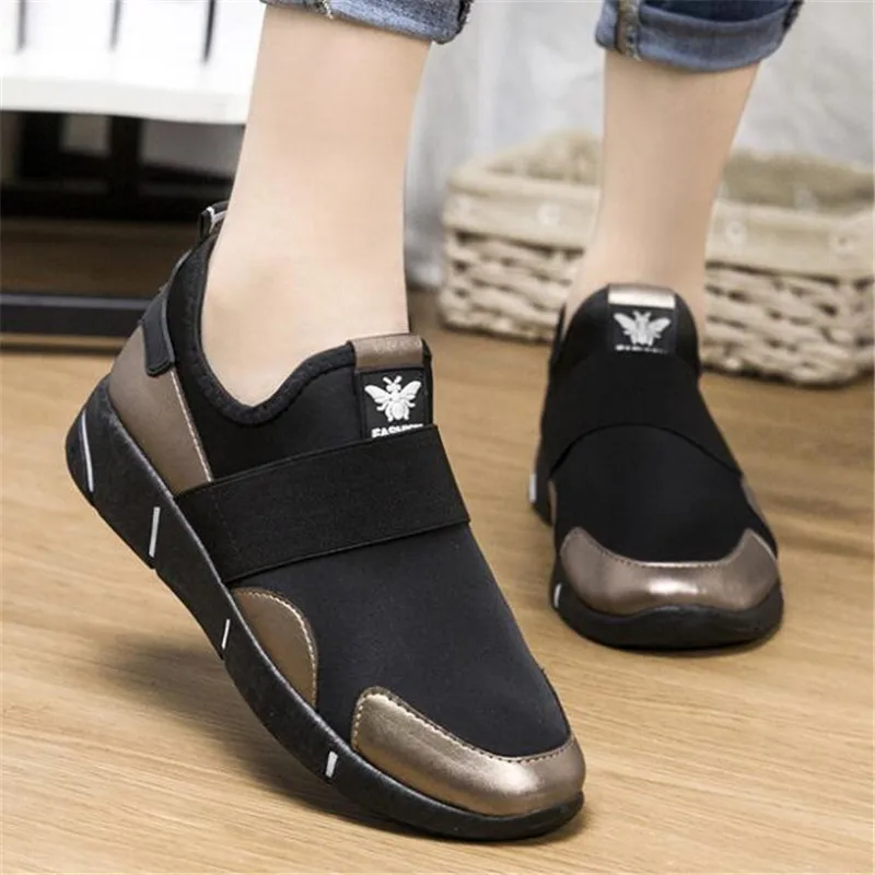 

Women Vulcanize Shoes Air Mesh Sneakers Women 2019 Spring Summer Female Flats Soft Walking Shoes Breathable Woman Footwear