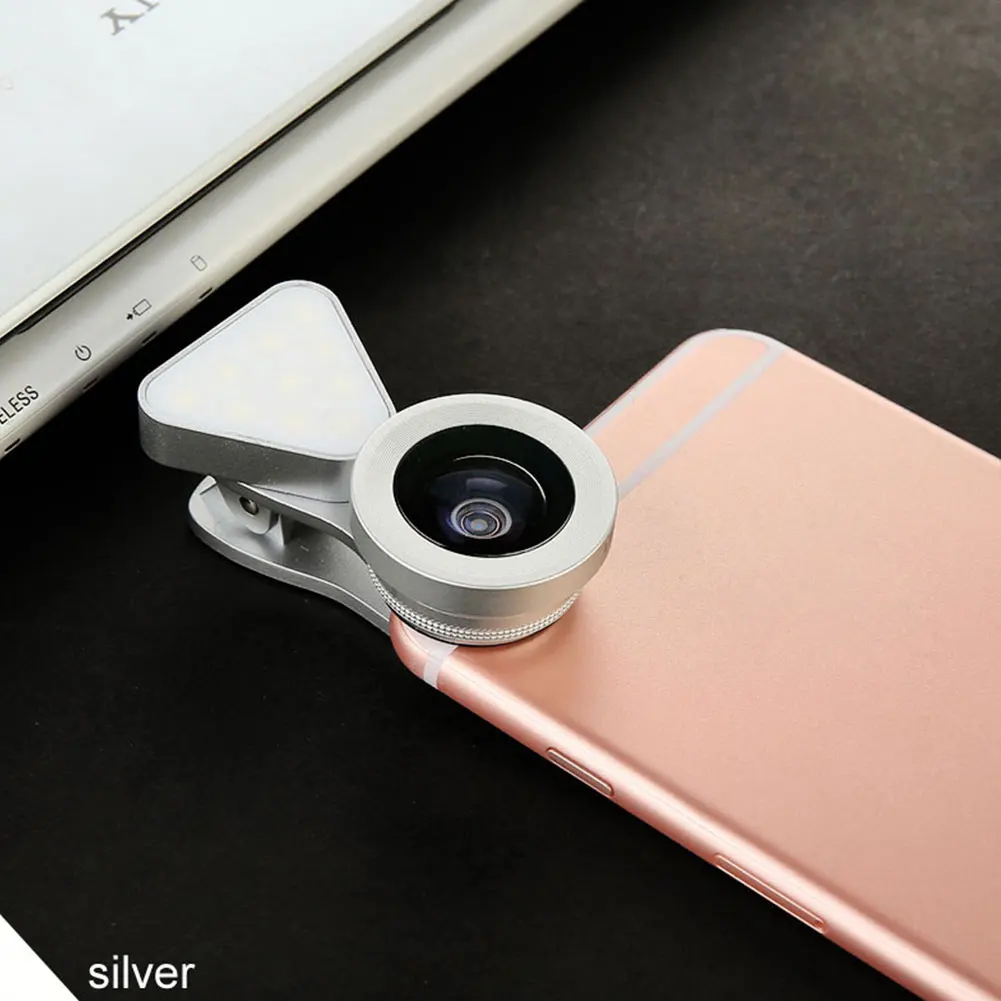 Линк-лицо телефон объектив 0.6x Супер широкоугольный 15x Супер Макро объектив селфи светильник объектив для мобильных камер для всех мобильных телефонов