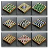 Bamboo Square Cup Coasters Mosaic Coaster Cup Mat Placemat Mosaic Making parent-child DIY Craft Mosaic Tool Kit Holiday Gift ► Photo 1/6