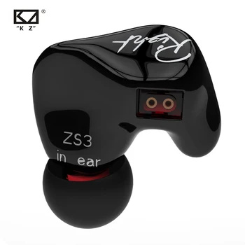 

KZ ZS3 1DD Dynamic Earphones In Ear Audio Monitors noise canceling HiFi Music Sports Earbuds With Microphone headset