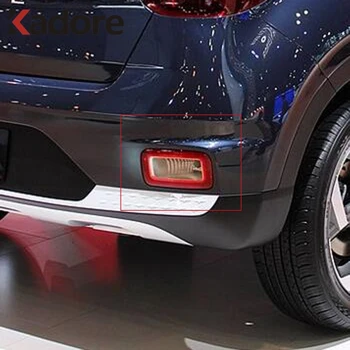 

For Hyundai Venue 2019 2020 Carbon Fiber Rear Fog Light Lamp Cover Garnish Foglight Trim Car-styling Auto Exterior Accessories