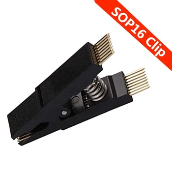

SOIC16 SOP16 Flash Chip IC Test Clips Universal Adapter Clips Socket Adpter Programmer BIOS/24/25/93 (SOP16 Clip)