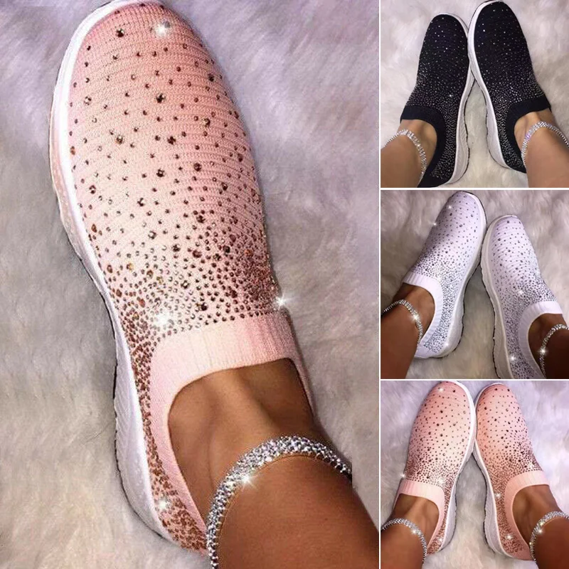 Кроссовки; женская обувь; Новинка года; однотонная повседневная обувь на танкетке без застежки; женские теннисные туфли; feminino; женские кроссовки с дышащей сеткой; женская обувь