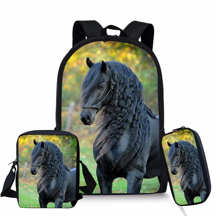 HORSE PONY School Bag Backpack GIRLS Kids licensed high quality satchel for girl 