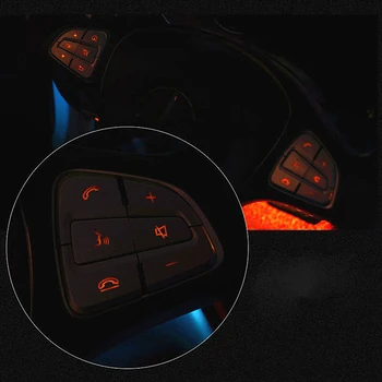 

12pcs/set Car Steering Wheel Button Covers For Mercedes Benz C Class ISO9001 Kit
