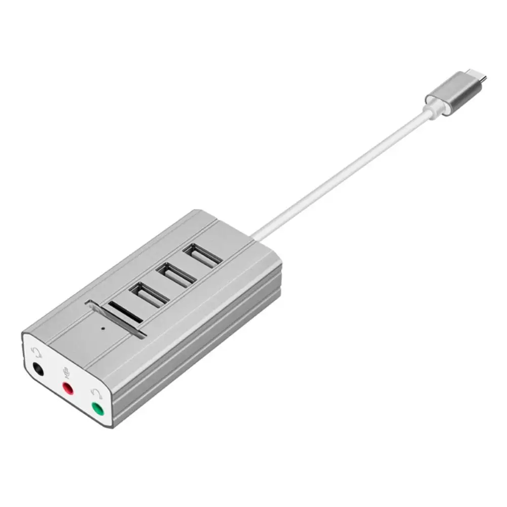 Многофункциональный узловой центр разъем аудио порты USB 2 0 TF слот SD карта адаптер