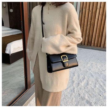

Small Solid Color Crossbody Bags for Women 2019 Quality Luxury Shoulder Messenger Bag Female Small Cell Phone Handbags Purses