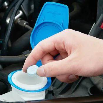 

12pcs Car Windshield Glass Washer Cleaner Compact Condensed Effervescent Tablets Detergent Super Conventional Cleaner Tablet