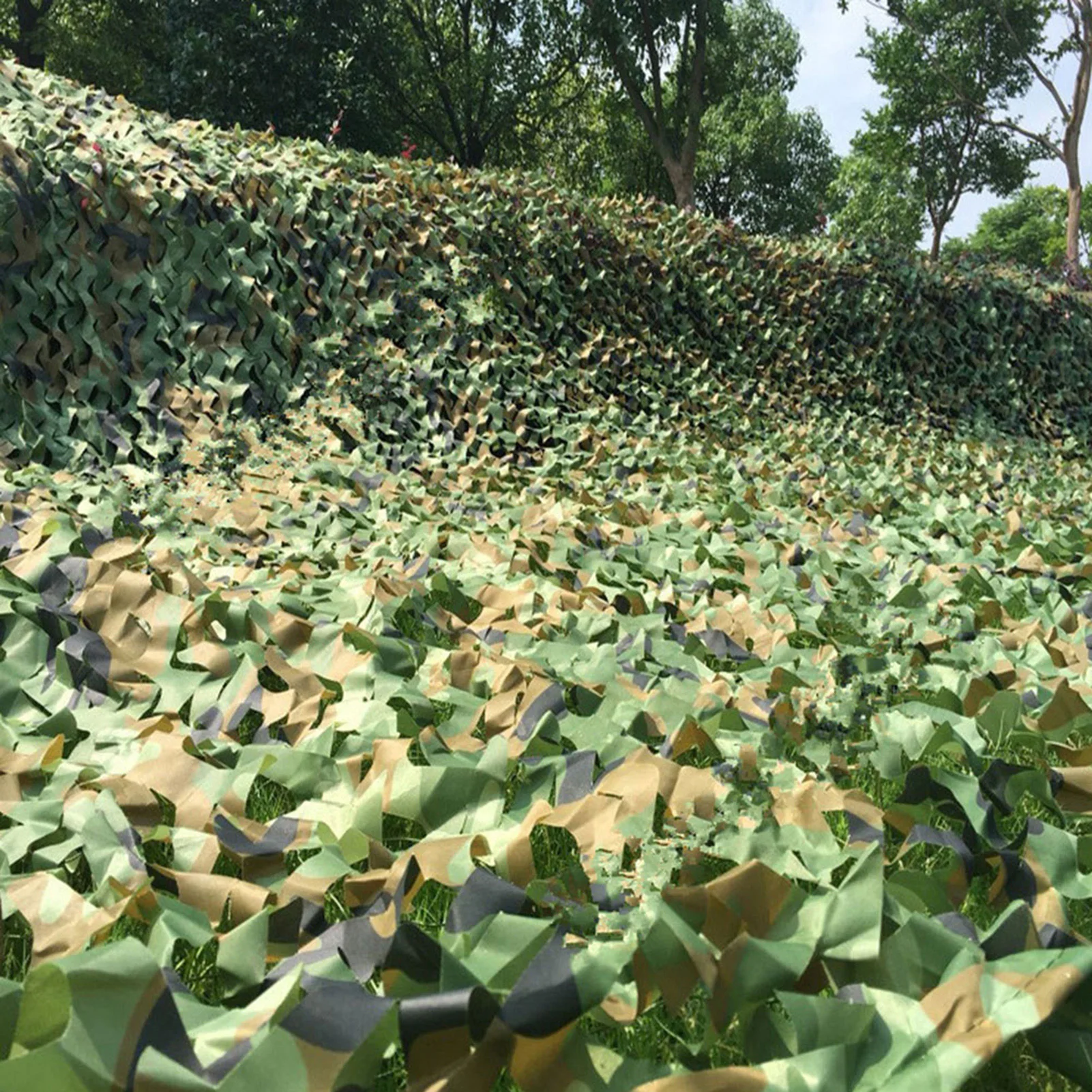 Woodland Camo Netting sunshade net Camouflage Net Privacy Protection Camouflage Mesh For Camping Forest Landscape Sun Protection pergola