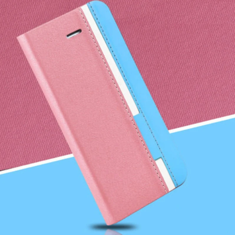 Роскошный чехол-книжка из искусственной кожи для Alcatel 1X2019 - Цвет: Розовый